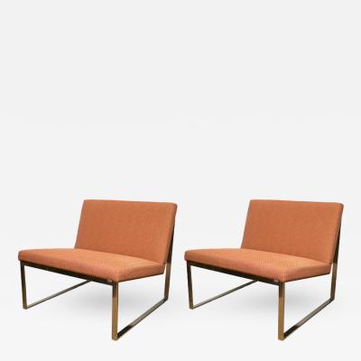 Fabien Baron Pair of B2 Chairs by Fabien Baron for Bernhardt