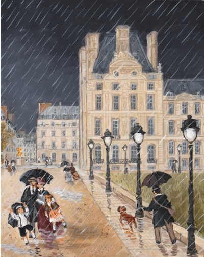 Fabienne Delacroix Averse sur le Pavillion Marsan 2025