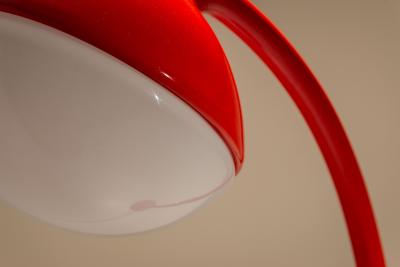 Fabio Lenci DL5 Lampione Floor Lamp in Red by Fabio Lenci for Guzzini Italy 1971