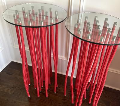 Fabio Novembre Pair of Tall ORG tables by Fabio Novembre for Cappellini