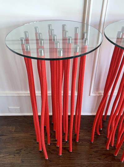 Fabio Novembre Pair of Tall ORG tables by Fabio Novembre for Cappellini