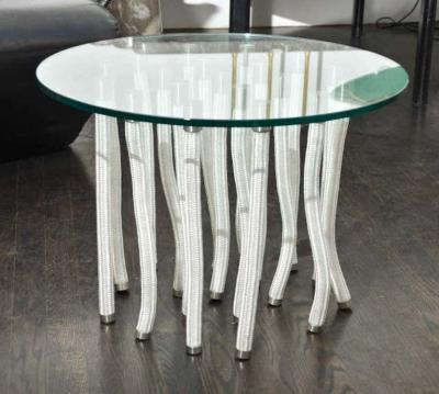 Fabio Novembre Round Glass Coffee Table by F Novembre