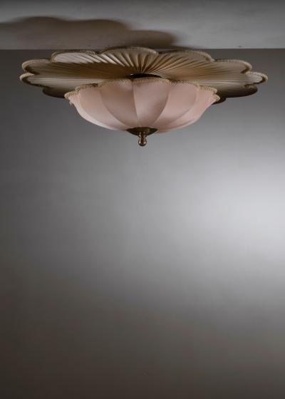 Fabric ceiling lamp