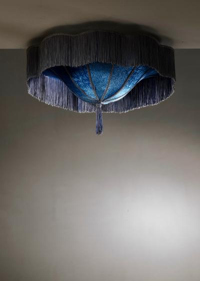 Fabric ceiling lamp
