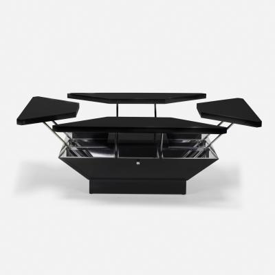 Fabrizio Cocchia Petales Coffee table with four adjustable surfaces for dining