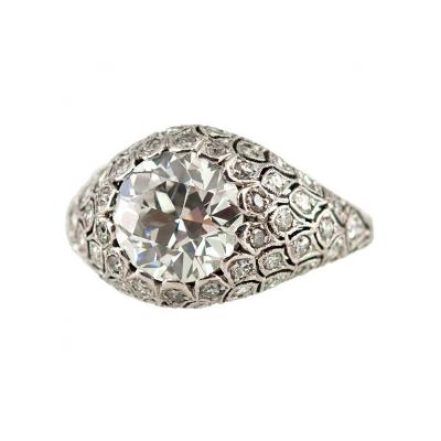 Fabulous Diamond Dome Ring