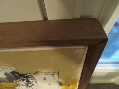 Fabulous Gino Hollander Abstract Painting Mid Century Modern