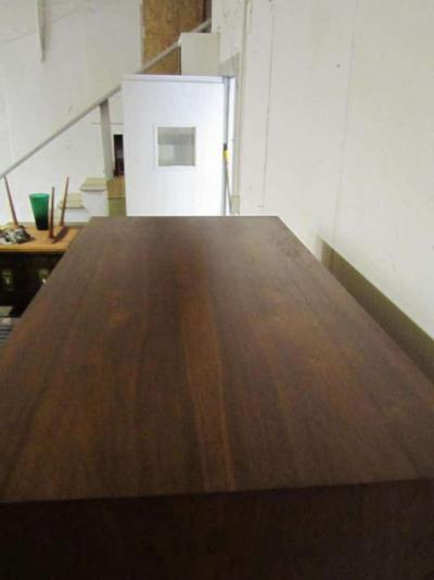 Fabulous Mid century Modern 3 dimensional Walnut tall Dresser Danish