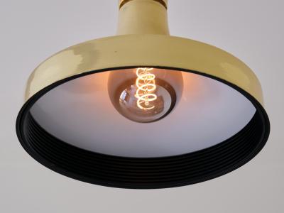 Fagerhults Belysning Swedish Modern Brass Pendant Light by Fagerhults Belysning Sweden 1960s