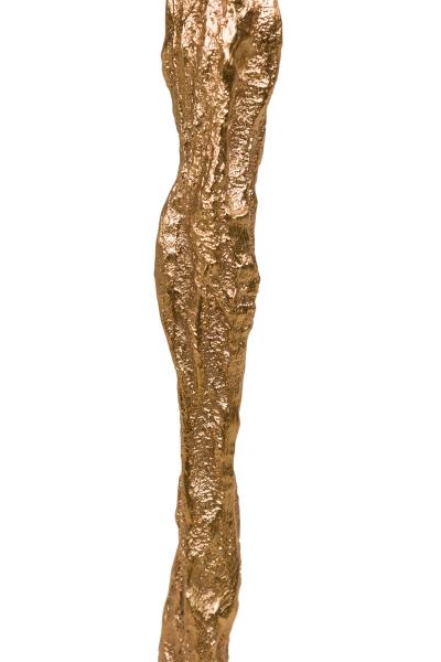 Fakasaka Design Brazilian Contemporary Polished Bronze Side Table