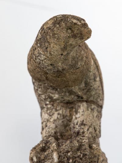 Falcon or Hawk Bird Stone Garden Ornament Belgium Mid 20th C