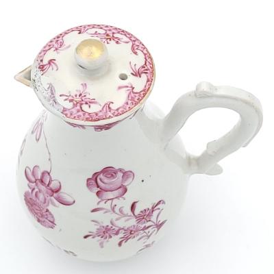 Famille Rose Chinese Pink Porcelain Creamer circa 1780