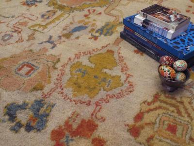 Fantastic Antique Oushak Carpet