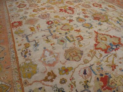 Fantastic Antique Oushak Carpet