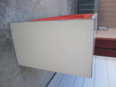 Fantastic Pop Modern Red Plastic Front Credenza Mid Century