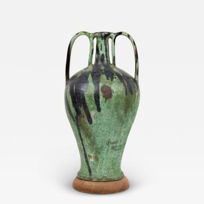 Farci Saverio Farci Saverio Italian Mid Century Amphora Ceramic Table Vase