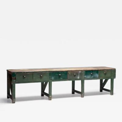 Farmhouse Work Table France Early 20th Century