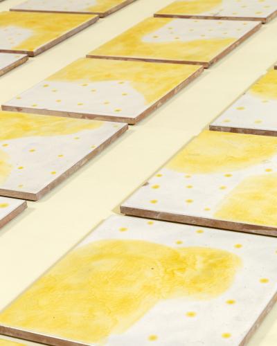 Fausto Melotti Fausto Melotti Set of 28 Ceramic Tiles 1970