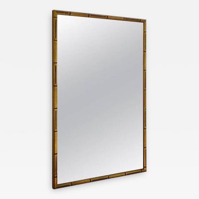 Faux Bamboo Giltwood Mirror