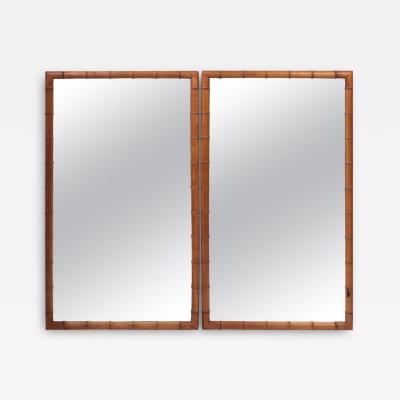 Faux Bamboo Mirrors 1890