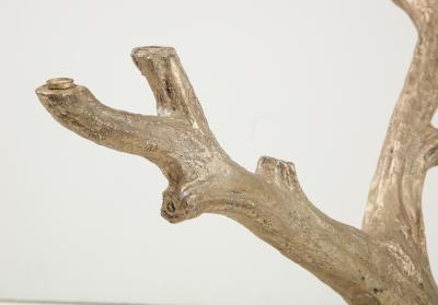 Faux Bois Bronze Tree Table Base