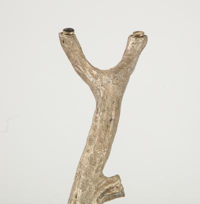 Faux Bois Bronze Tree Table Base