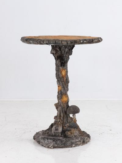 Faux Bois Cast Stone Table