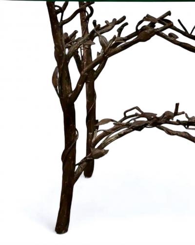 Faux Bois Giacometti Style Table