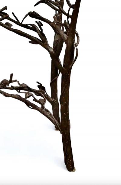 Faux Bois Giacometti Style Table