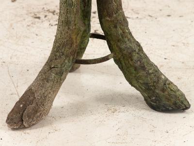 Faux Bois Reconstituted Stone Table Scotland Early 20th C 