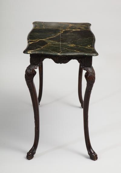 Faux Marble Console Table