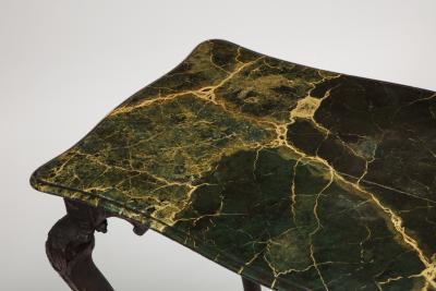 Faux Marble Console Table