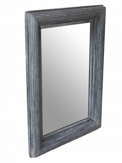 Faux Zinc Powder Room Mirror