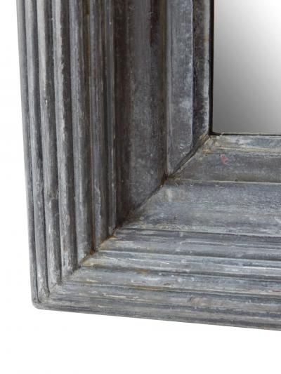 Faux Zinc Powder Room Mirror