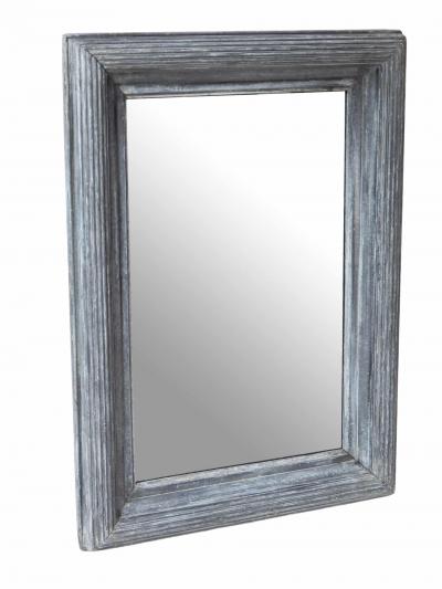 Faux Zinc Powder Room Mirror