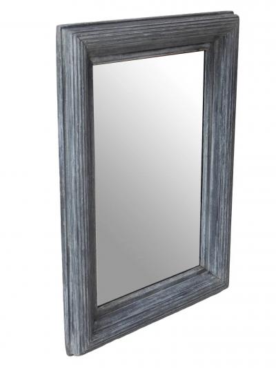 Faux Zinc Powder Room Mirror