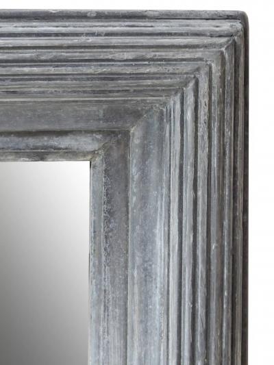 Faux Zinc Powder Room Mirror