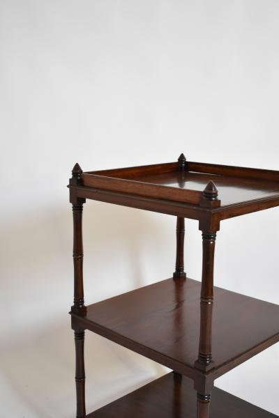 Faux bamboo bookshelves pedestal table 1960s 