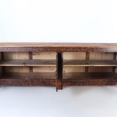 Faux tortoise Painted Italian Sideboard C 1900 
