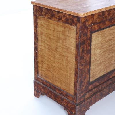 Faux tortoise Painted Italian Sideboard C 1900 