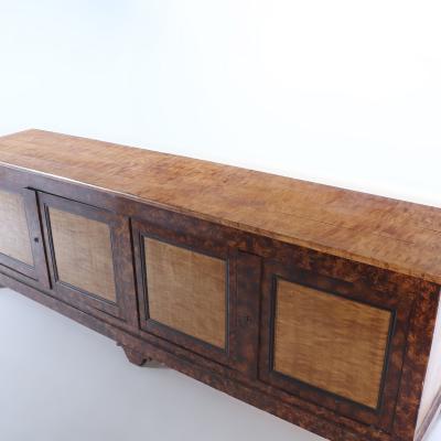 Faux tortoise Painted Italian Sideboard C 1900 