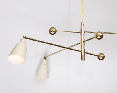 Fedele Papagni 3 Arm Adjustable Ceiling Fixture by Fedele Papagni