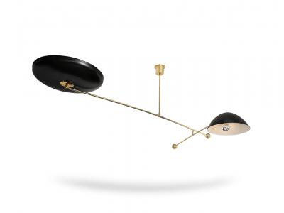 Fedele Papagni Double Dish Mobile Fixture by Fedele Papagni