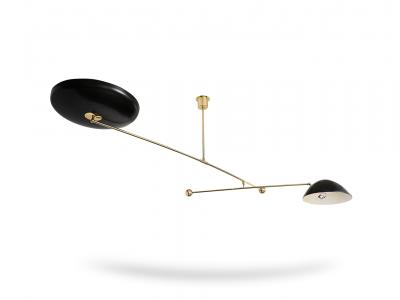 Fedele Papagni Double Dish Mobile Fixture by Fedele Papagni