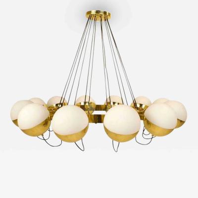 Fedele Papagni Twelve Globe Limited Edition Chandelier by Fedele Papagni for Gaspare Asaro