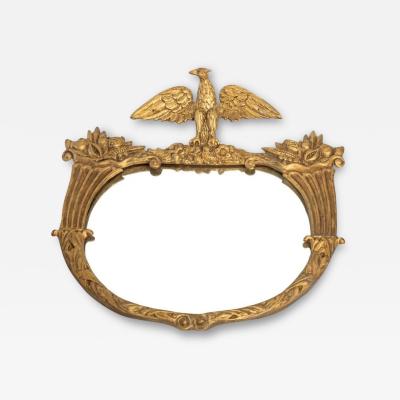 Federal Gilt Mirror with Eagle Finial Early 19th Century