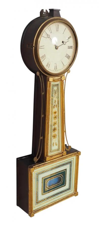 Federal Giltwood Banjo Clock