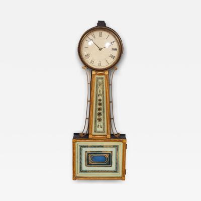 Federal Giltwood Banjo Clock
