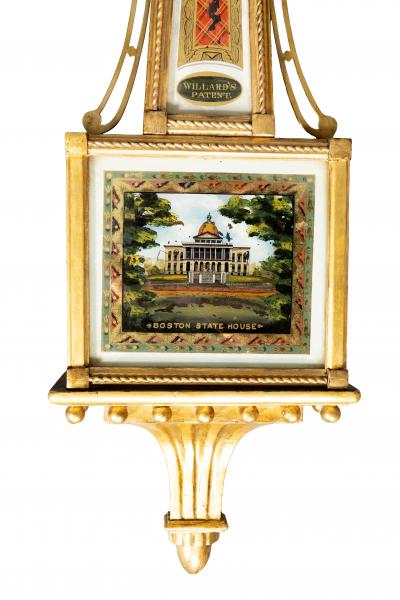 Federal Giltwood Banjo Clock