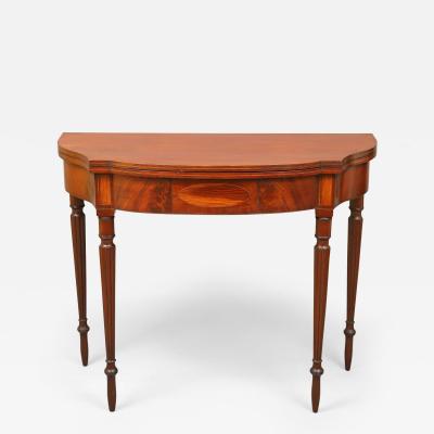 Federal Inlaid Card Table